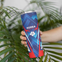 Custom Korea Rugby Skinny Tumbler Mugunghwas Go Champions