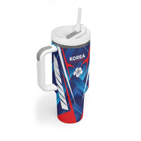 Custom Korea Rugby Tumbler With Handle Mugunghwas Go Champions