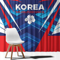 Korea Rugby Window Curtain Mugunghwas Go Champions