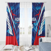 Korea Rugby Window Curtain Mugunghwas Go Champions