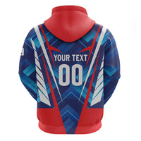 Custom Korea Rugby Zip Hoodie Mugunghwas Go Champions