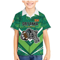 Custom Sri Lanka Rugby Family Matching Mermaid Dress and Hawaiian Shirt Tuskers Go Champions