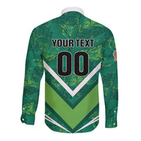 Custom Sri Lanka Rugby Long Sleeve Button Shirt Tuskers Go Champions