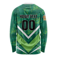 Custom Sri Lanka Rugby Long Sleeve Shirt Tuskers Go Champions