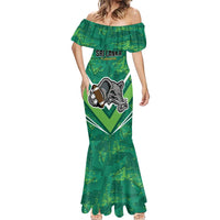 Custom Sri Lanka Rugby Mermaid Dress Tuskers Go Champions