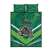 Sri Lanka Rugby Quilt Bed Set Tuskers Go Champions