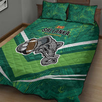 Sri Lanka Rugby Quilt Bed Set Tuskers Go Champions