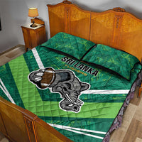 Sri Lanka Rugby Quilt Bed Set Tuskers Go Champions