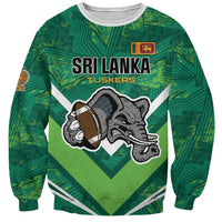 Custom Sri Lanka Rugby Sweatshirt Tuskers Go Champions