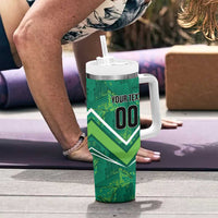 Custom Sri Lanka Rugby Tumbler With Handle Tuskers Go Champions