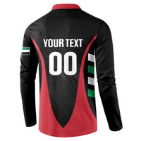 Custom United Arab Emirates Rugby Button Sweatshirt UAE Go Champions