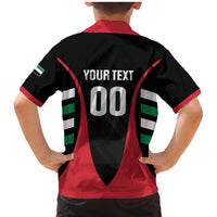 Custom United Arab Emirates Rugby Family Matching Mermaid Dress and Hawaiian Shirt UAE Go Champions