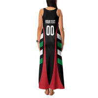 Custom United Arab Emirates Rugby Family Matching Tank Maxi Dress and Hawaiian Shirt UAE Go Champions