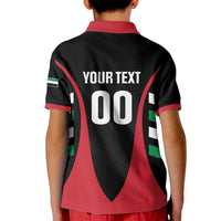Custom United Arab Emirates Rugby Kid Polo Shirt UAE Go Champions
