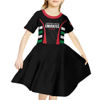 Custom United Arab Emirates Rugby Kid Short Sleeve Dress UAE Go Champions