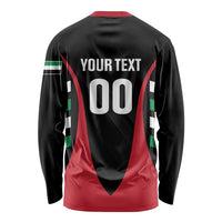 Custom United Arab Emirates Rugby Long Sleeve Shirt UAE Go Champions