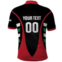 Custom United Arab Emirates Rugby Polo Shirt UAE Go Champions