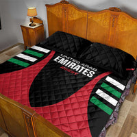 United Arab Emirates Rugby Quilt Bed Set UAE Go Champions