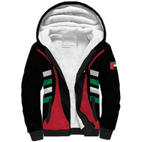 Custom United Arab Emirates Rugby Sherpa Hoodie UAE Go Champions