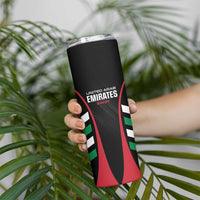 Custom United Arab Emirates Rugby Skinny Tumbler UAE Go Champions