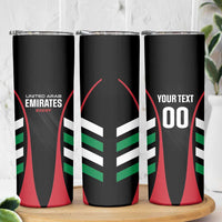 Custom United Arab Emirates Rugby Skinny Tumbler UAE Go Champions