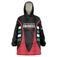 Custom United Arab Emirates Rugby Wearable Blanket Hoodie UAE Go Champions