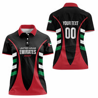 Custom United Arab Emirates Rugby Women Polo Shirt UAE Go Champions