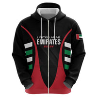Custom United Arab Emirates Rugby Zip Hoodie UAE Go Champions