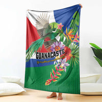 Costa Rica Guanacaste Day Blanket Resplendent Quetzal Tropical Flowers - Wonder Print Shop