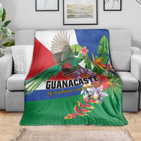 Costa Rica Guanacaste Day Blanket Resplendent Quetzal Tropical Flowers - Wonder Print Shop