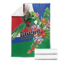 Costa Rica Guanacaste Day Blanket Resplendent Quetzal Tropical Flowers - Wonder Print Shop