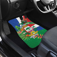 Costa Rica Guanacaste Day Car Mats Resplendent Quetzal Tropical Flowers - Wonder Print Shop