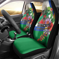 Costa Rica Guanacaste Day Car Seat Cover Resplendent Quetzal Tropical Flowers - Wonder Print Shop