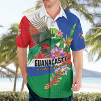 Costa Rica Guanacaste Day Hawaiian Shirt Resplendent Quetzal Tropical Flowers - Wonder Print Shop