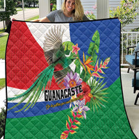 Costa Rica Guanacaste Day Quilt Resplendent Quetzal Tropical Flowers - Wonder Print Shop