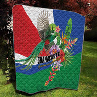 Costa Rica Guanacaste Day Quilt Resplendent Quetzal Tropical Flowers - Wonder Print Shop