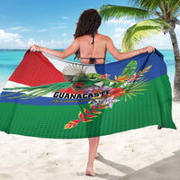Costa Rica Guanacaste Day Sarong Resplendent Quetzal Tropical Flowers - Wonder Print Shop