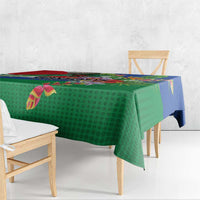 Costa Rica Guanacaste Day Tablecloth Resplendent Quetzal Tropical Flowers - Wonder Print Shop