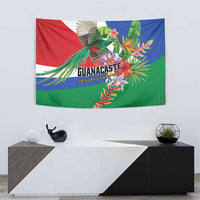 Costa Rica Guanacaste Day Tapestry Resplendent Quetzal Tropical Flowers - Wonder Print Shop