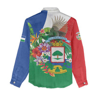 Costa Rica Guanacaste Day Women Casual Shirt Resplendent Quetzal Tropical Flowers - Wonder Print Shop