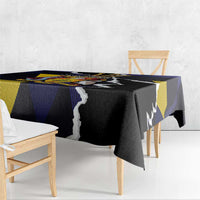 Barbados Emancipation Day Tablecloth Luxury Gold Trident - Wonder Print Shop