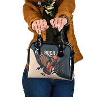 Rock and Roll Skull Guitar Shoulder Handbag Welsh Dragon