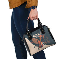 Rock and Roll Skull Guitar Shoulder Handbag Welsh Dragon