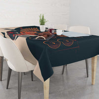 Rock and Roll Skull Guitar Tablecloth Welsh Dragon - Wonder Print Shop