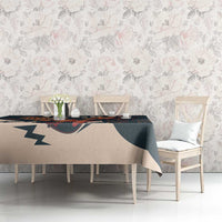 Rock and Roll Skull Guitar Tablecloth Welsh Dragon - Wonder Print Shop