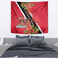 Trinidad and Tobago Tapestry Scarlet Ibis With Chaconia Flower - Wonder Print Shop