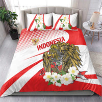 Indonesia Bedding Set Javan Hawk Eagle Melati Flower - Wonder Print Shop