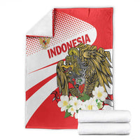 Indonesia Blanket Javan Hawk Eagle Melati Flower