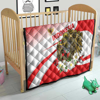 Indonesia Quilt Javan Hawk Eagle Melati Flower - Wonder Print Shop