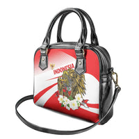 Indonesia Shoulder Handbag Javan Hawk Eagle Melati Flower